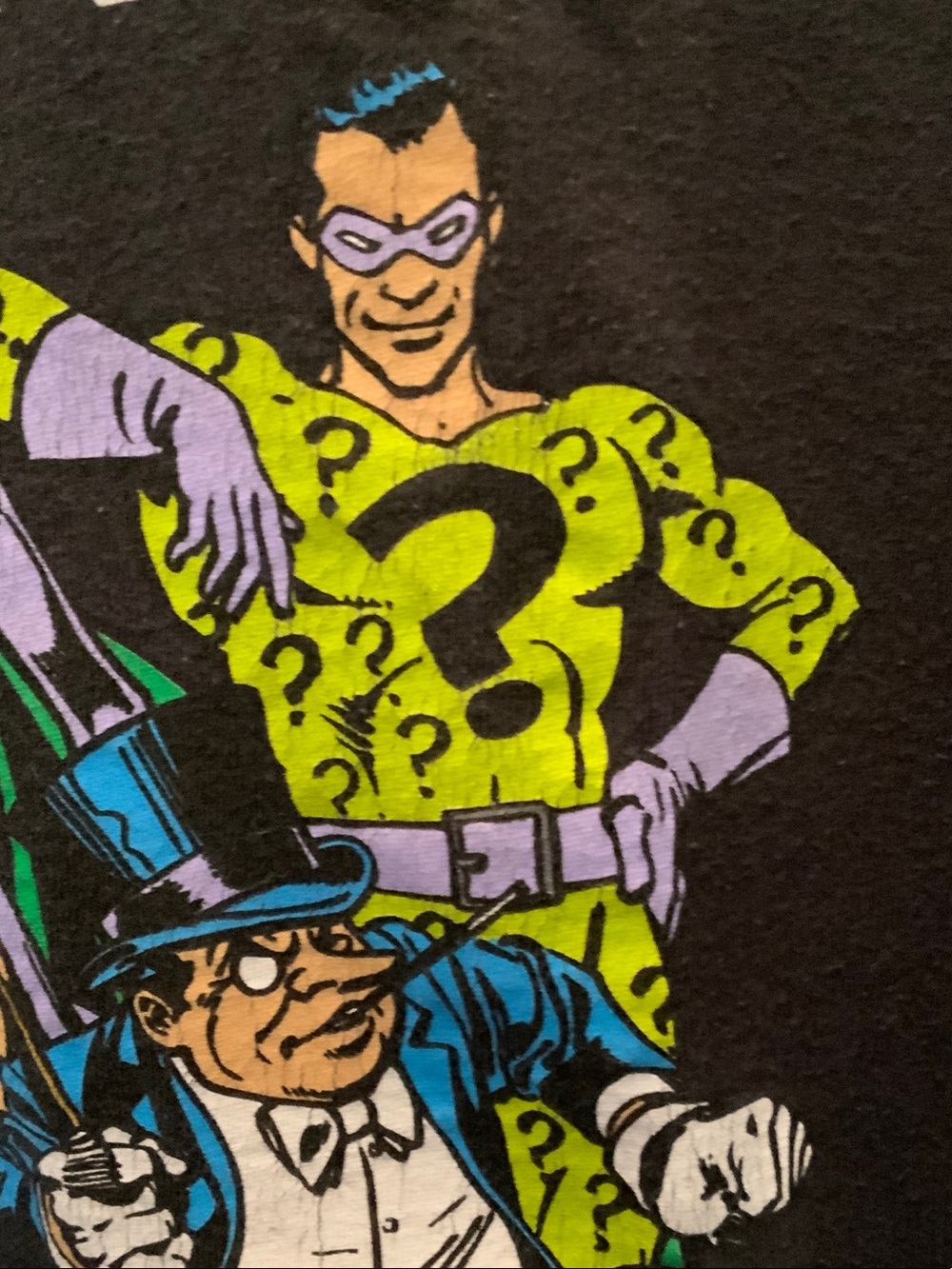 DC Black Tee with Colorful Batman Villains 'The Original Gangsters' - Picture 4 of 11